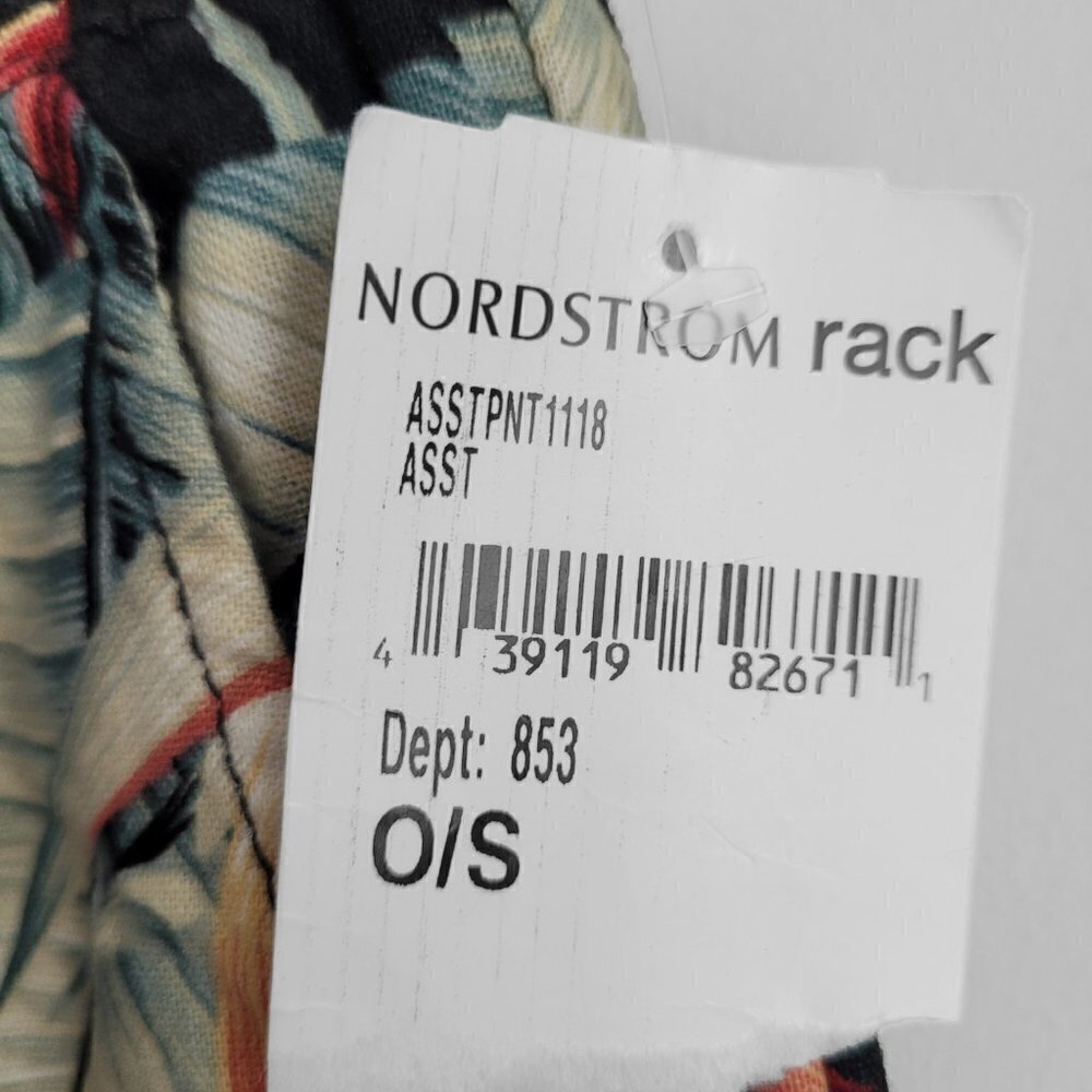 NWT Baldwin Denim Tropical Flax Blend Pull On Elastic Waist Boho Ankle Pants - Picture 7 of 12